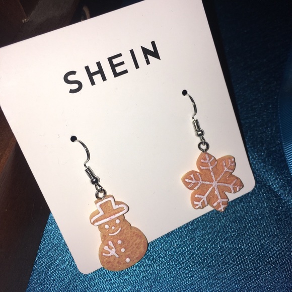 Other - Christmas cookie earrings NEW